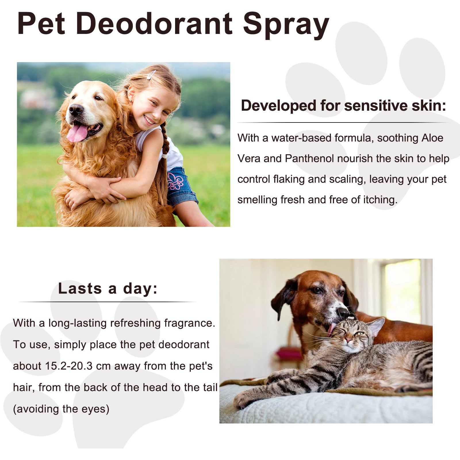 Soothing Pet Deodorant Spray