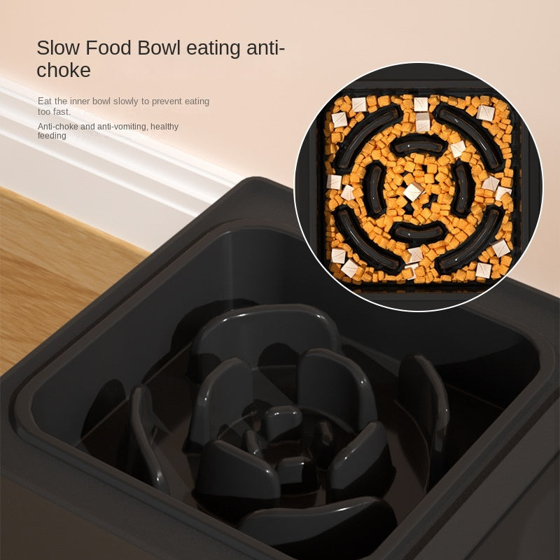 ElevateFeast Adjustable Dog Feeding Station