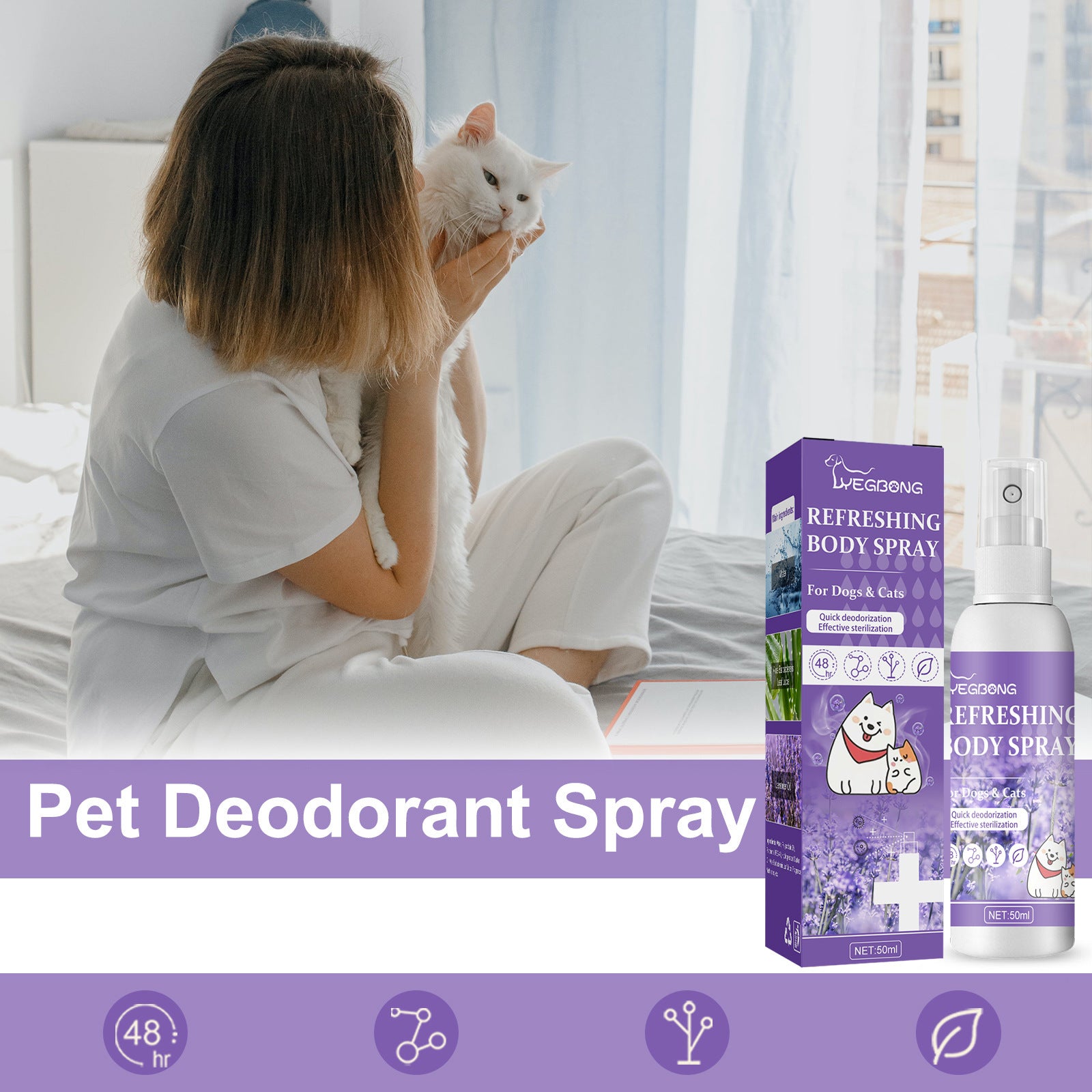 Soothing Pet Deodorant Spray