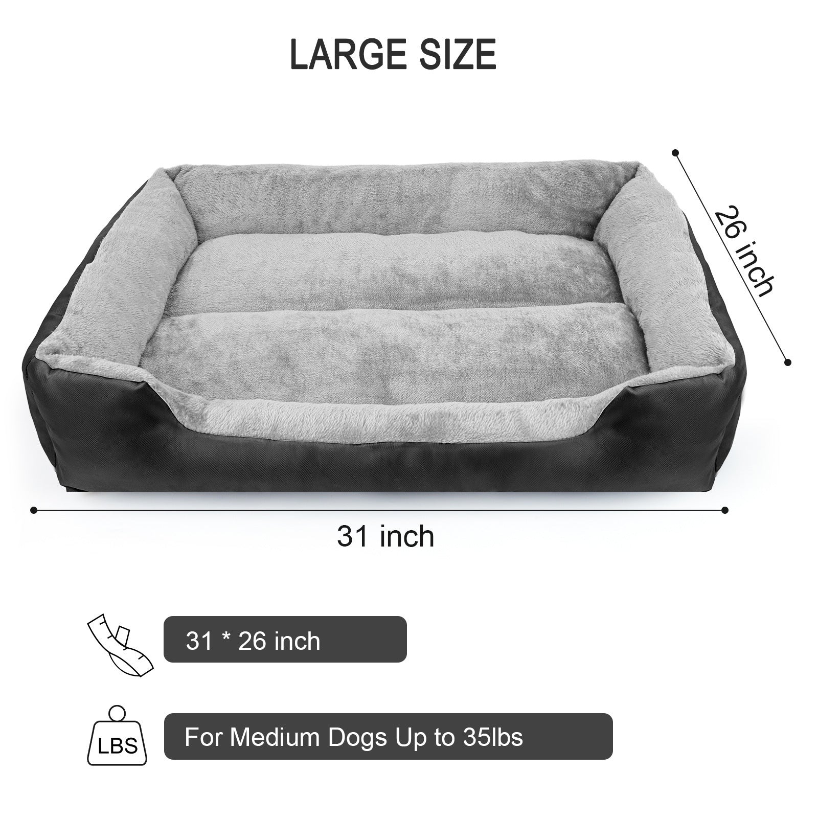 SnuggleNest™ 4-Season Comfort Dog Bed