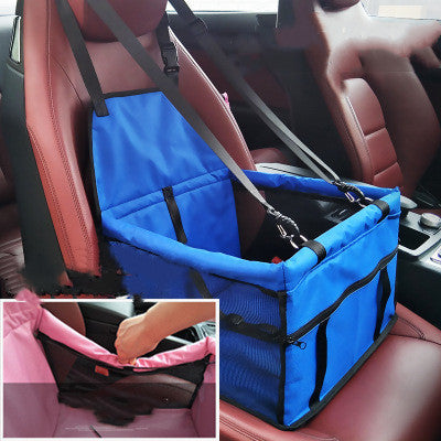 Basket-Style Pet Car Seat with Thickened Cushion