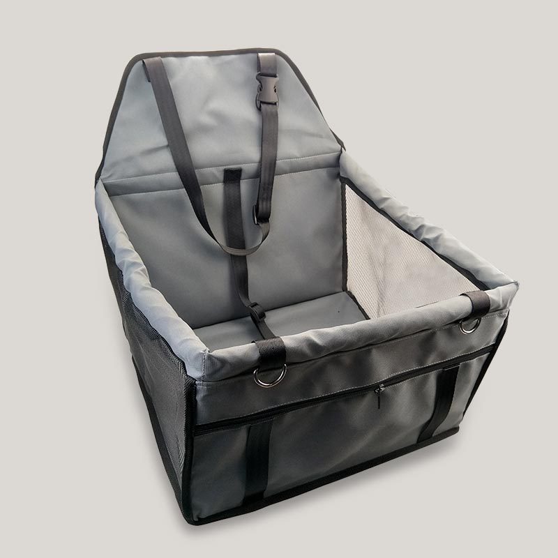 Basket-Style Pet Car Seat with Thickened Cushion