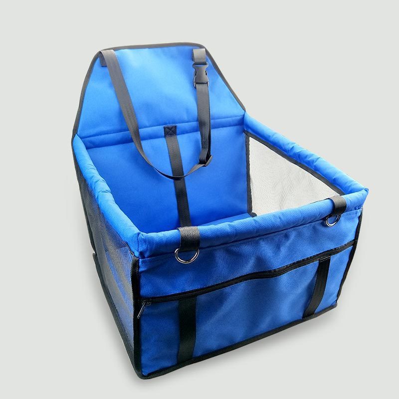 Basket-Style Pet Car Seat with Thickened Cushion