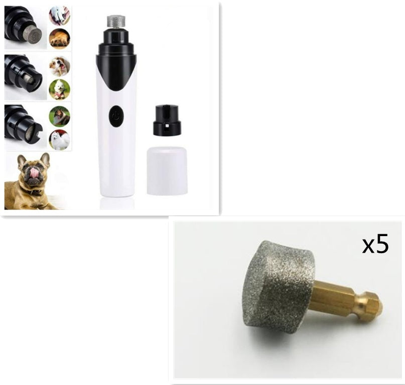 Quiet Electric Pet Nail Grinder – Safe & Painless Dog Nail Trimmer