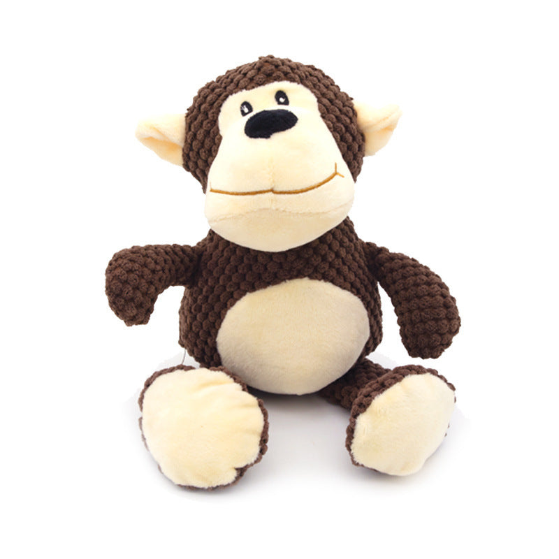 Squeaky Animal Buddy Chew Toy