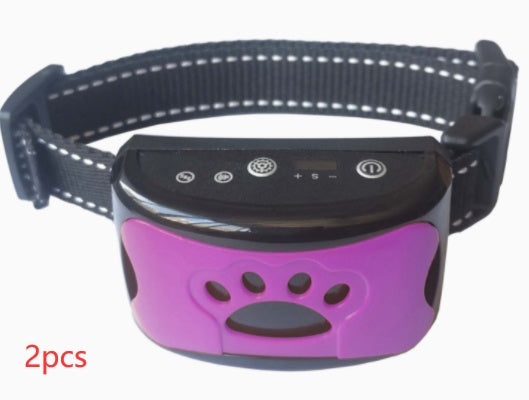 Smart Anti-Bark Dog Collar – Waterproof , Safe Vibration & Sound Training Device
