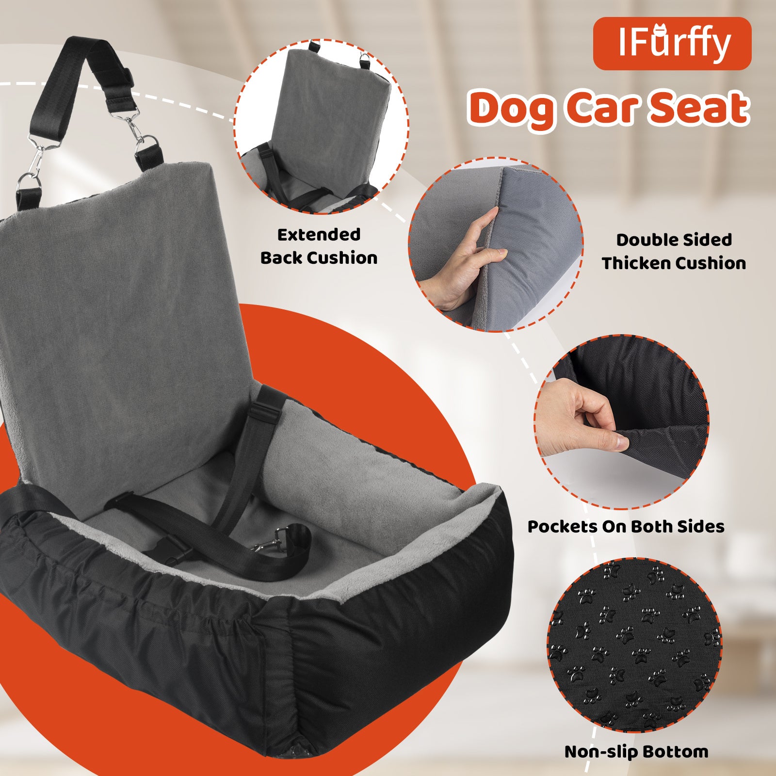 Calming Dog Car Seat
