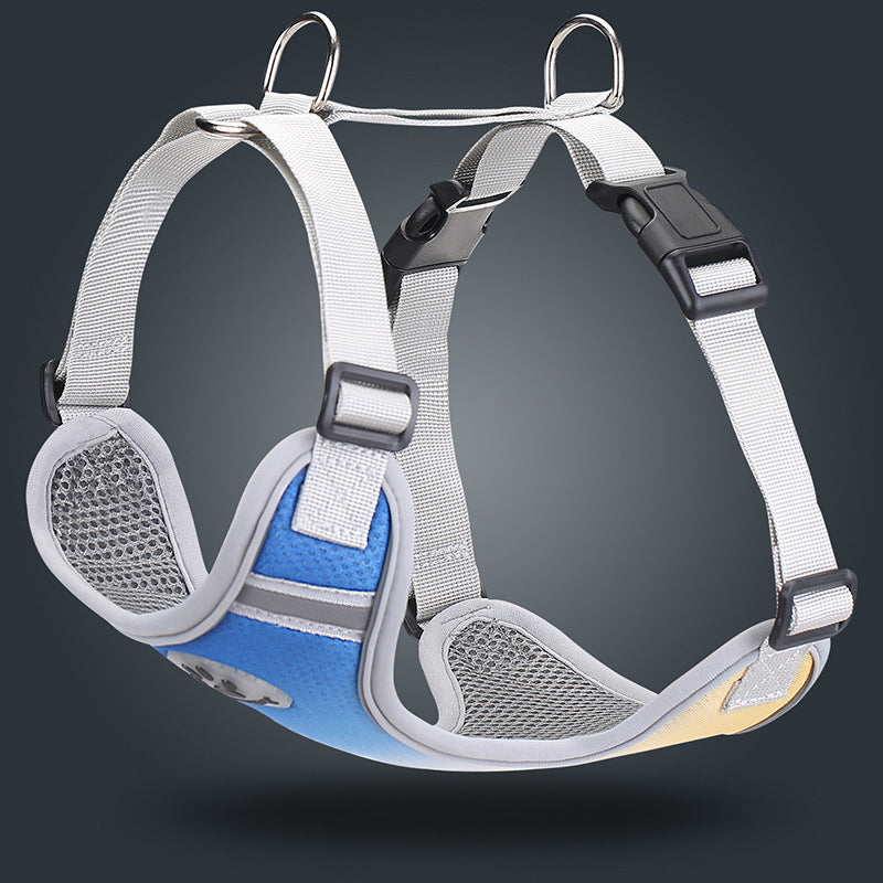 GlowStride Reflective Gradient Dog Harness