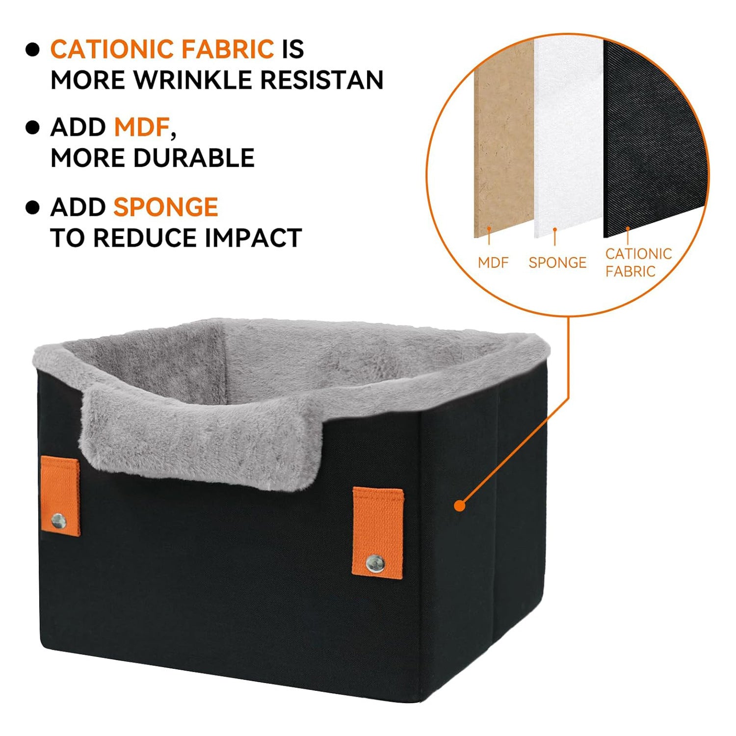 Portable Dog Car Booster Seat