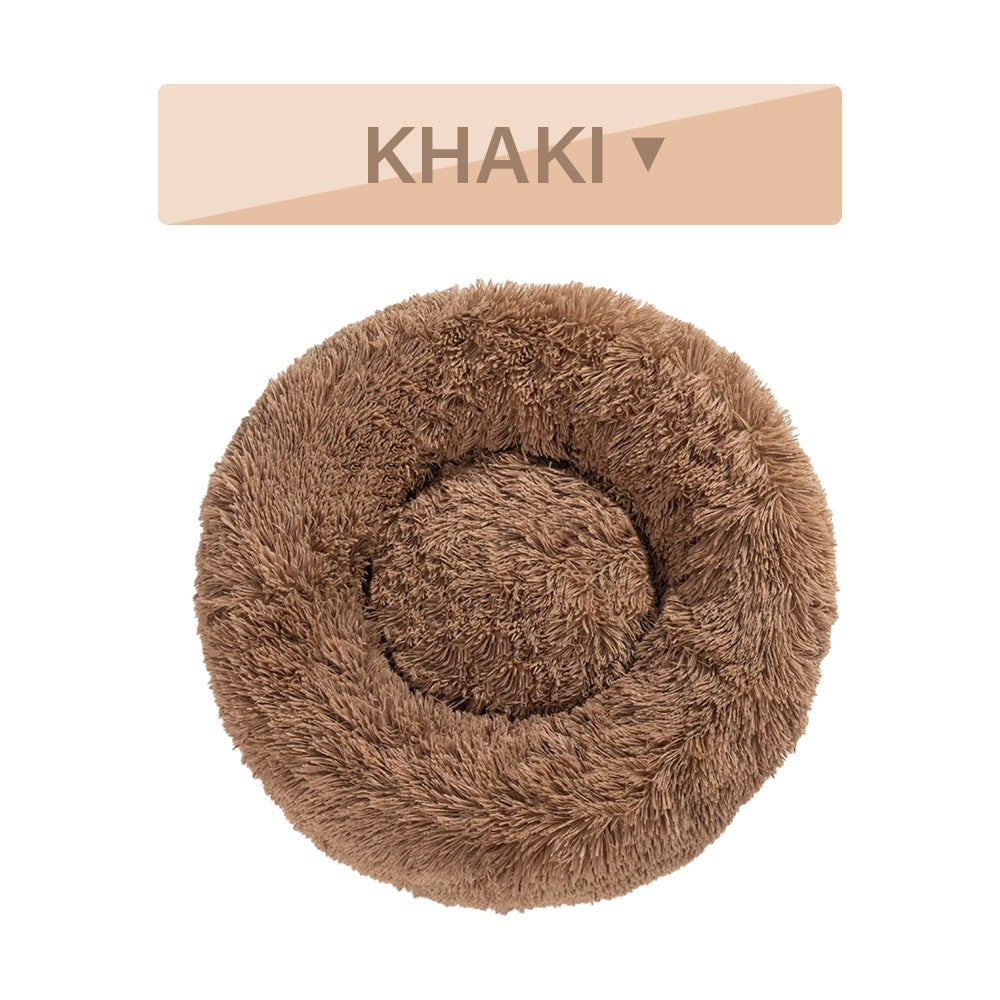 Cozy Calming Dog Bed – Plush Anti-Anxiety Nest for Better Sleep