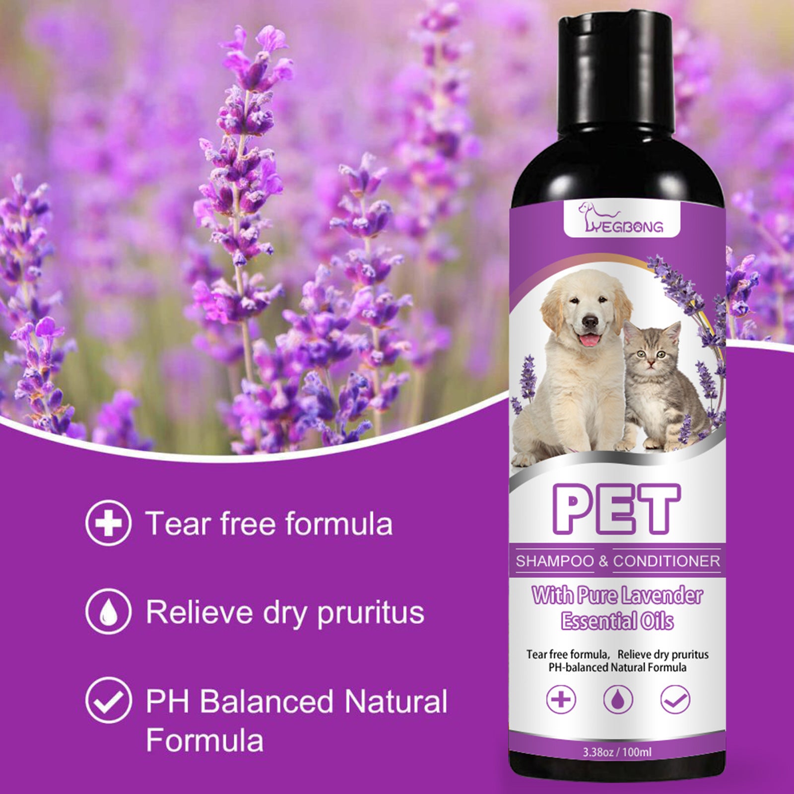 Calming 2-in-1 Pet Shampoo & Conditioner