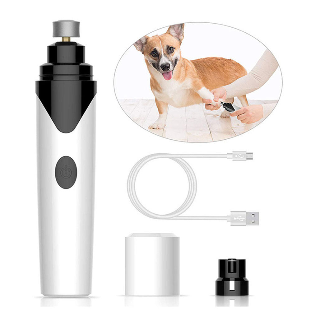 Quiet Electric Pet Nail Grinder – Safe & Painless Dog Nail Trimmer