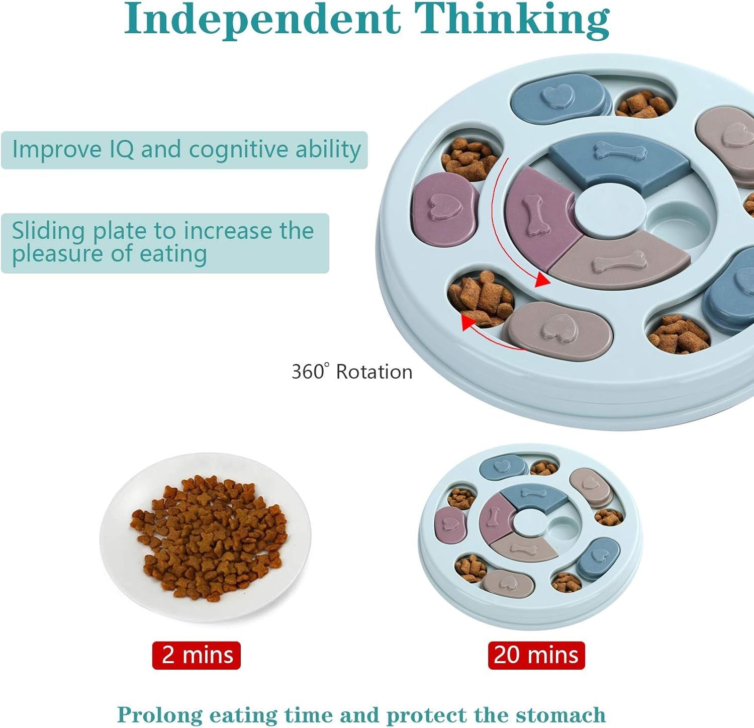 BrainBoost Dog Puzzle Feeder
