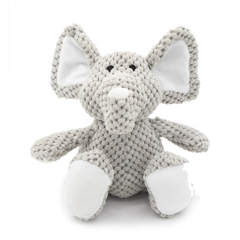 Squeaky Animal Buddy Chew Toy