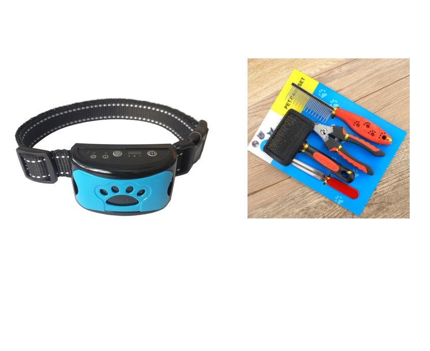 Smart Anti-Bark Dog Collar – Waterproof , Safe Vibration & Sound Training Device