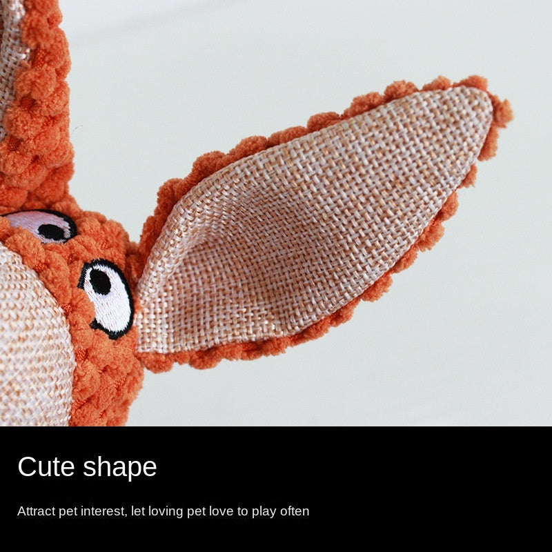 Squeaky Animal Buddy Chew Toy