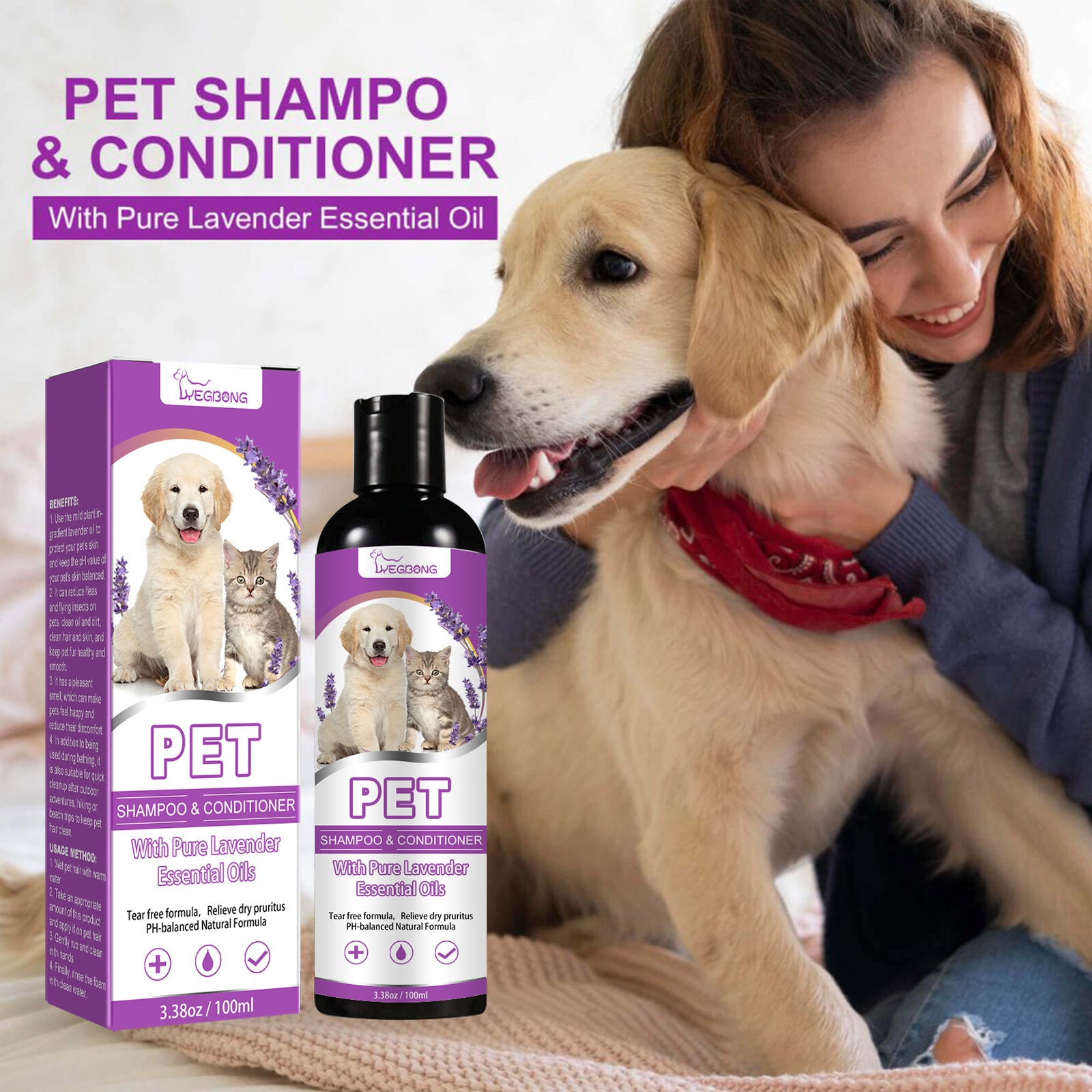 Calming 2-in-1 Pet Shampoo & Conditioner