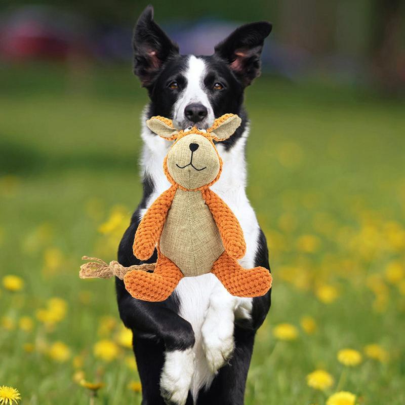 Squeaky Animal Buddy Chew Toy