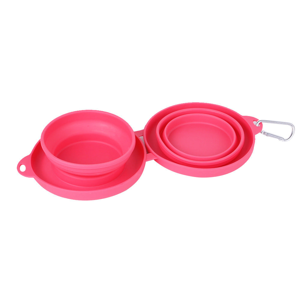 FlexiFeast Foldable Double Pet Bowl