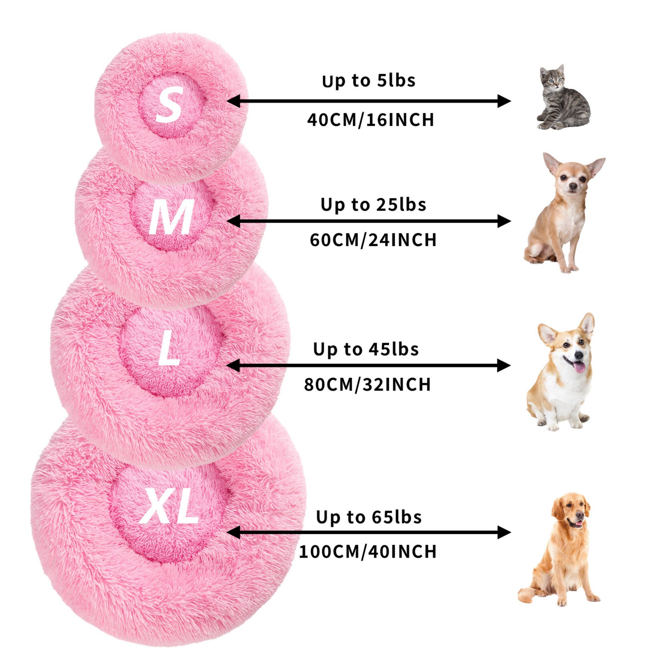 Cozy Calming Dog Bed – Plush Anti-Anxiety Nest for Better Sleep