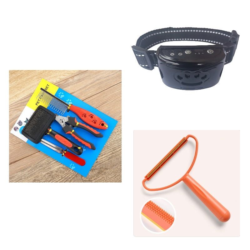 Smart Anti-Bark Dog Collar – Waterproof , Safe Vibration & Sound Training Device