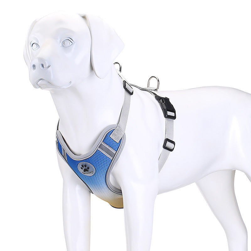 GlowStride Reflective Gradient Dog Harness