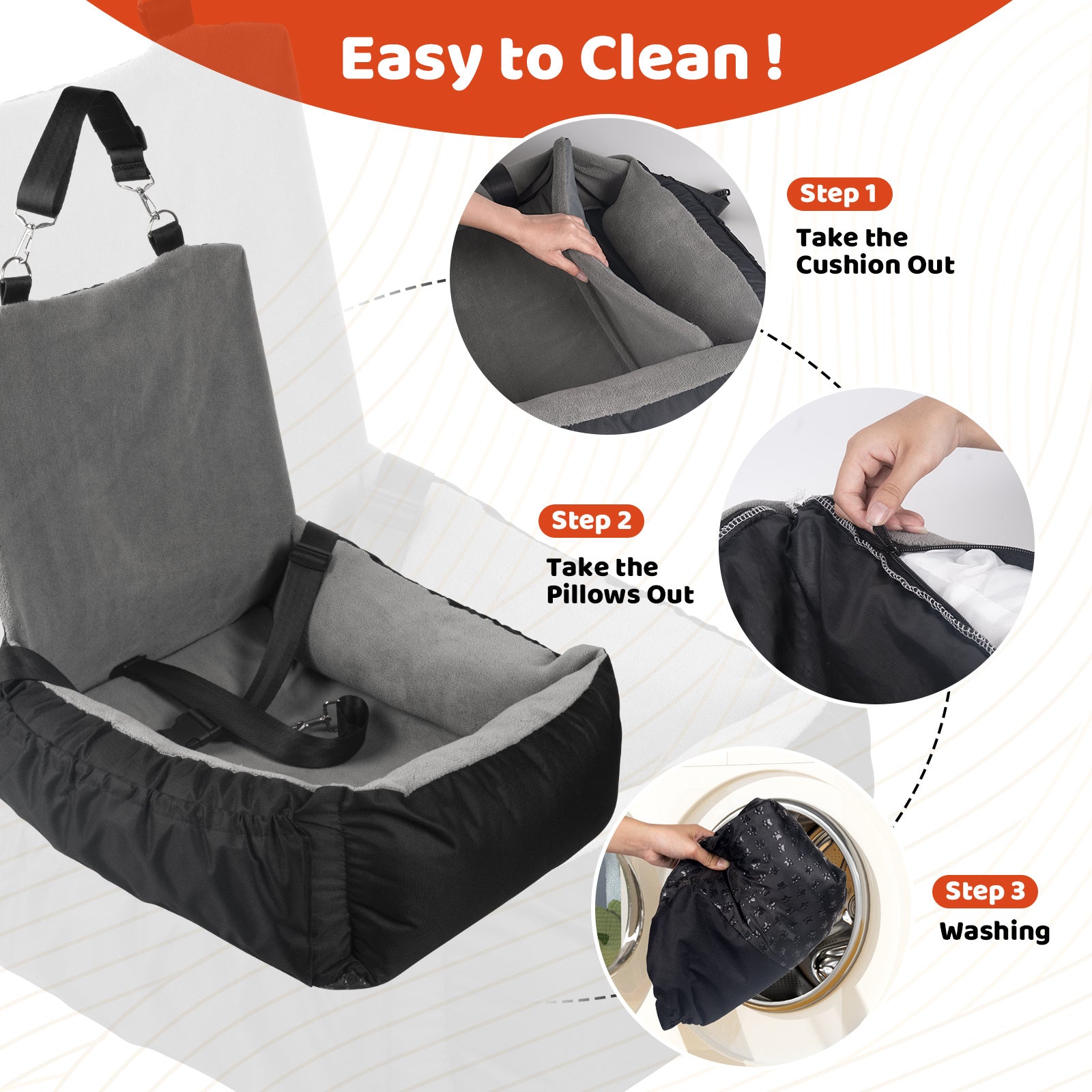 Calming Dog Car Seat