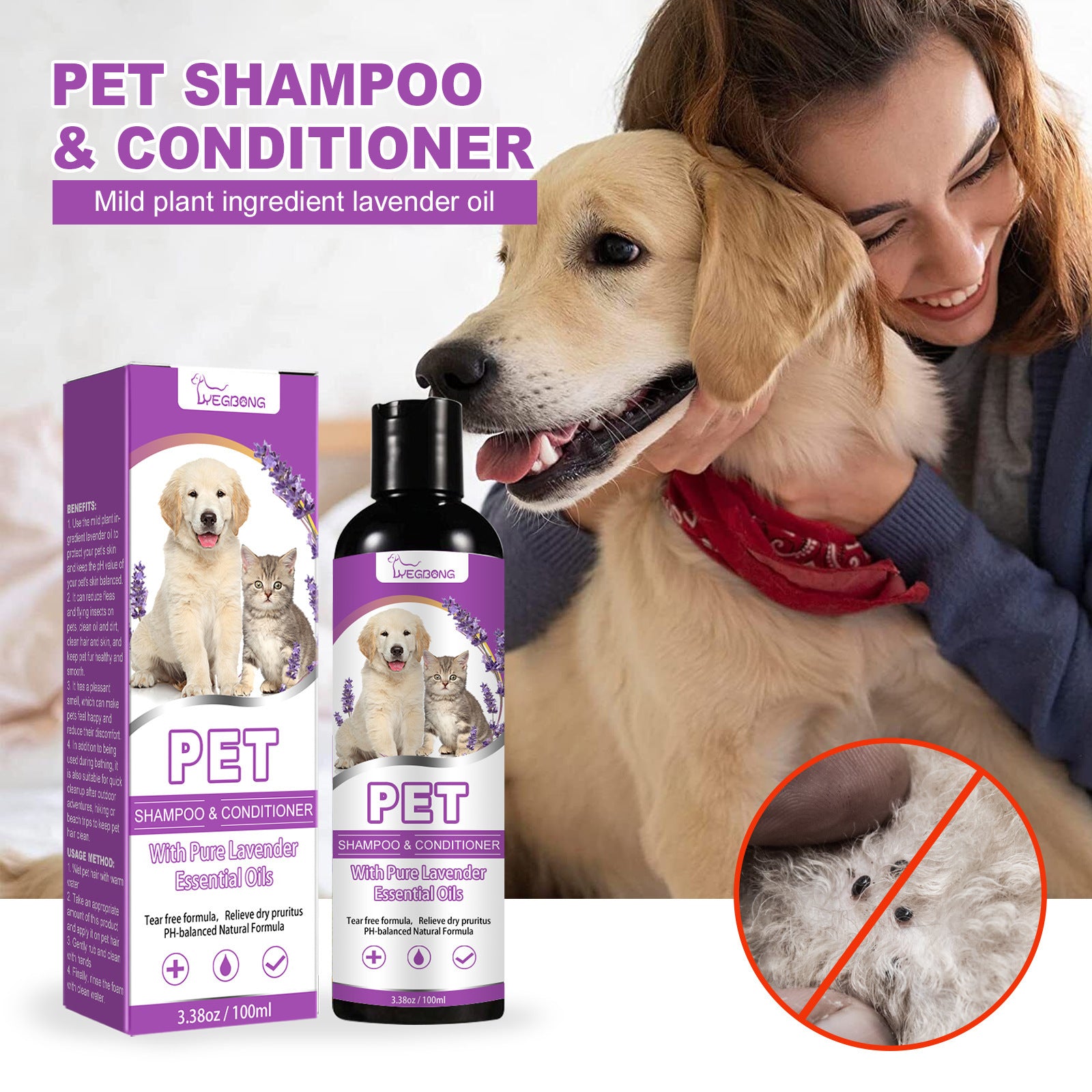 Calming 2-in-1 Pet Shampoo & Conditioner